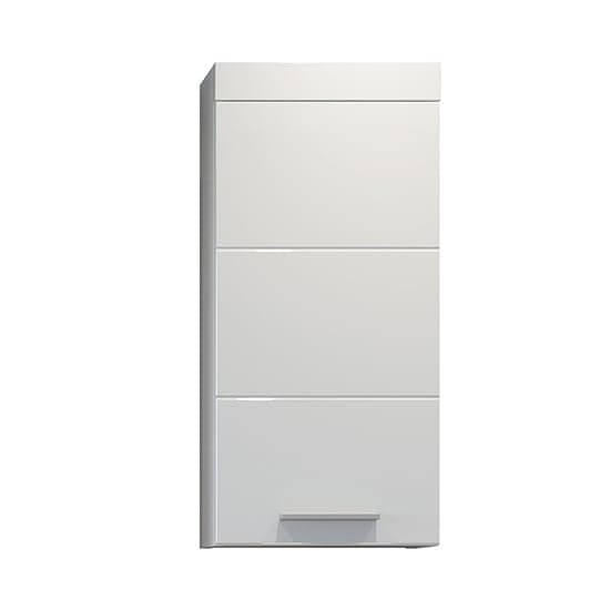 Disuq Large Wall High Gloss Bathroom Storage Cabinet In White_2