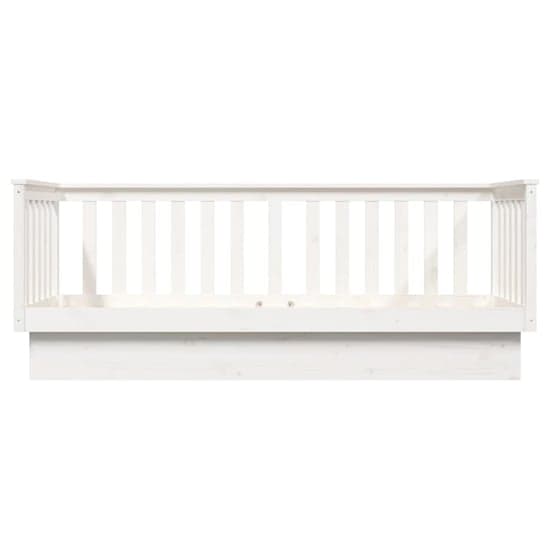 Diza Pinewood Single Day Bed In White_4