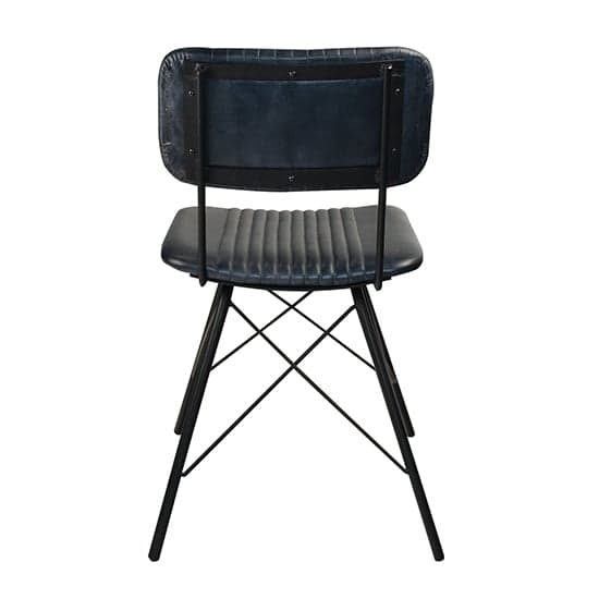 Donna Genuine Leather Dining Chair In Vintage Grey_3