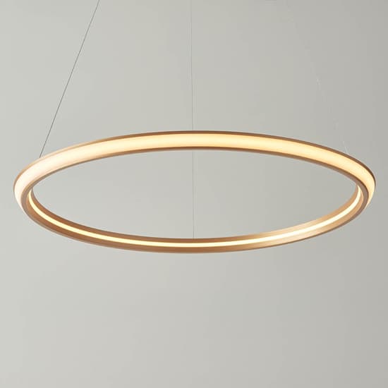 Dothan LED Ring Ceiling Pendant Light In Satin Gold_2