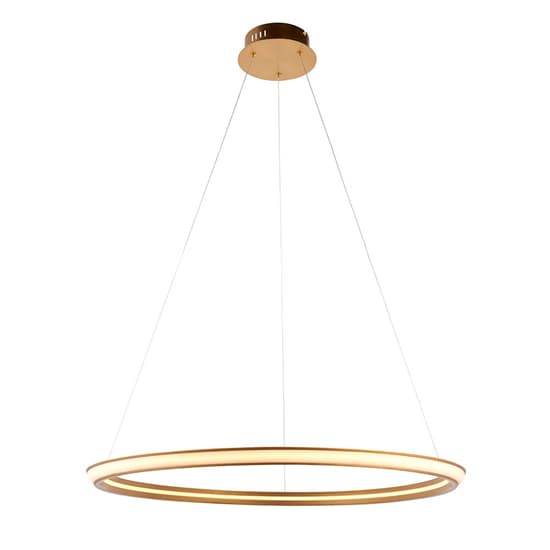 Dothan LED Ring Ceiling Pendant Light In Satin Gold_6