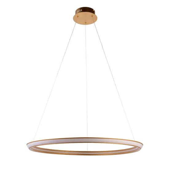 Dothan LED Ring Ceiling Pendant Light In Satin Gold_7