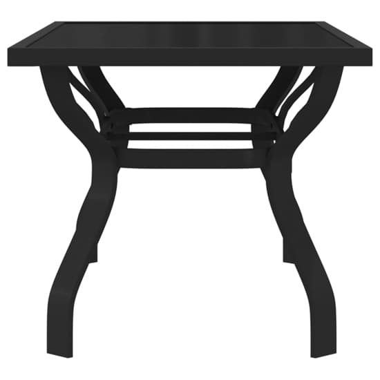 Dove Glass Top Garden Dining Table Small In Black_3
