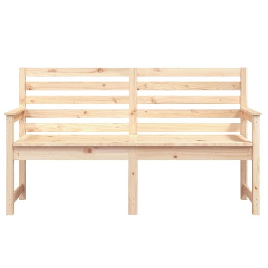 Dove Solid Wood Pine Garden Seating Bench Large In Natural_2