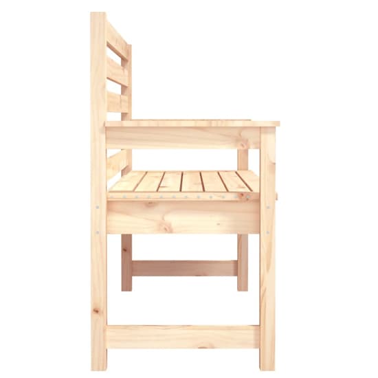 Dove Solid Wood Pine Garden Seating Bench Small In Natural_4