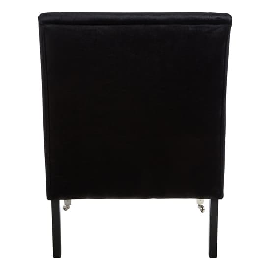 Dowten Upholstered Velvet Accent Chair In Black_4