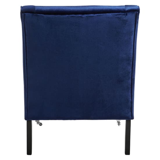 Dowten Upholstered Velvet Accent Chair In Blue_4