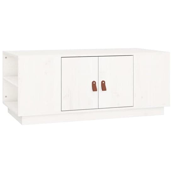 Drika Pinewood Coffee Table With 2 Doors And Shelves In White_3