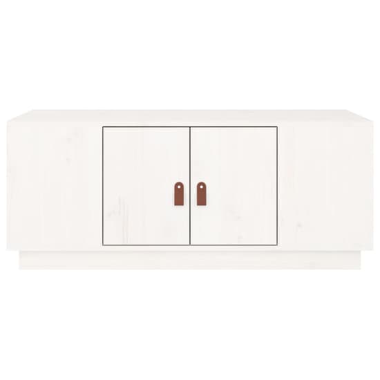Drika Pinewood Coffee Table With 2 Doors And Shelves In White_4