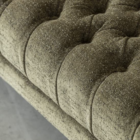 Dumai Fabric 3 Seater Sofa In Moss Green_4