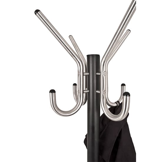Dunn Metal Coat Stand With Umbrella Stand In Matt Black Furniture in