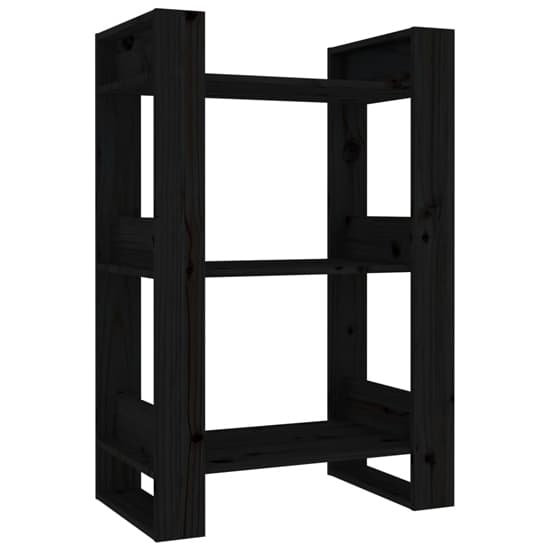 Dylon Pine Wood Bookcase And Room Divider In Black_3