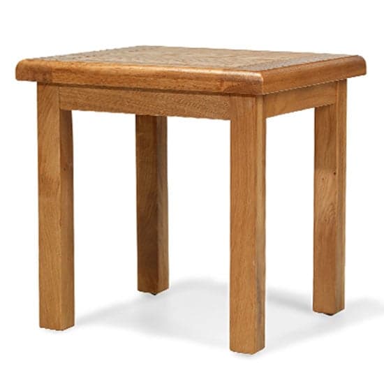 Earls Wooden Side Table In Chunky Solid Oak_2