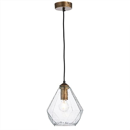 Ebbe Glass Shade Ceiling Pendant Light In Clear_2