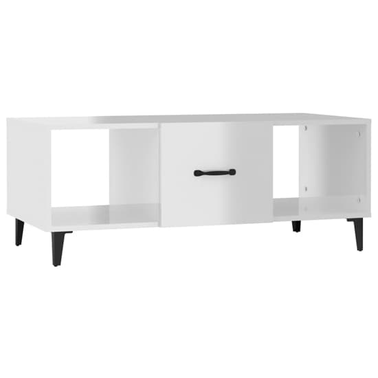 Ebco High Gloss Coffee Table With 1 Door In White_3