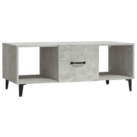Ebco Wooden Coffee Table With 1 Door In Concrete Effect_3