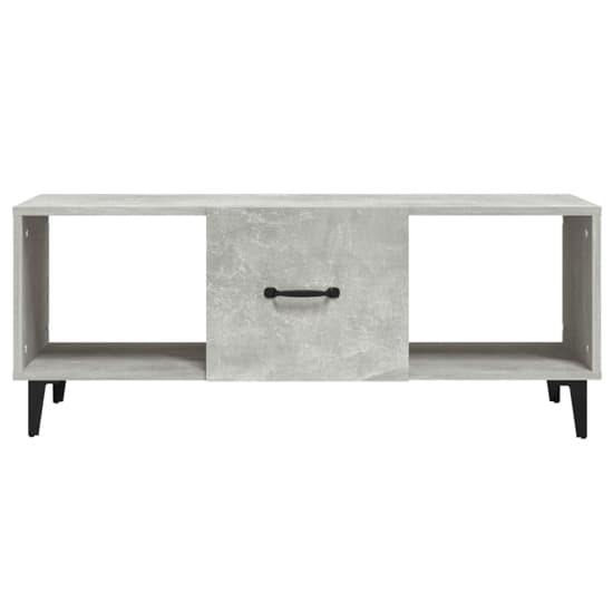 Ebco Wooden Coffee Table With 1 Door In Concrete Effect_4