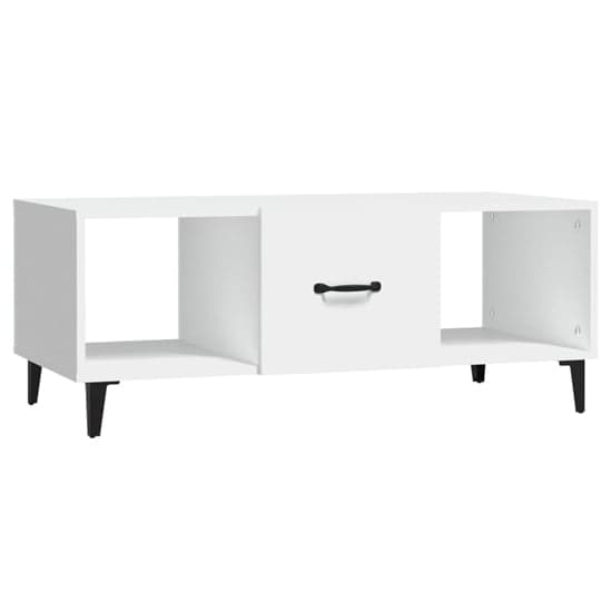 Ebco Wooden Coffee Table With 1 Door In White_3