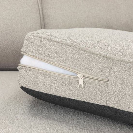 Ernie Fabric 3 Seater Sofa Bed In Beige_5