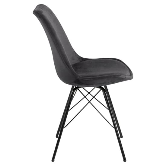 Edisto Dark Grey Velvet Dining Chairs In Pair_3
