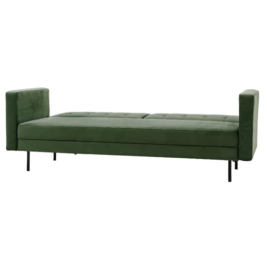 Eilat Fabric 3 Seater Sofa Bed In Bottle Green Furniture in Fashion