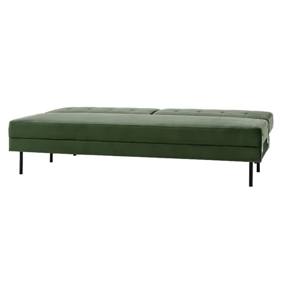 Eilat Fabric 3 Seater Sofa Bed In Bottle Green_4