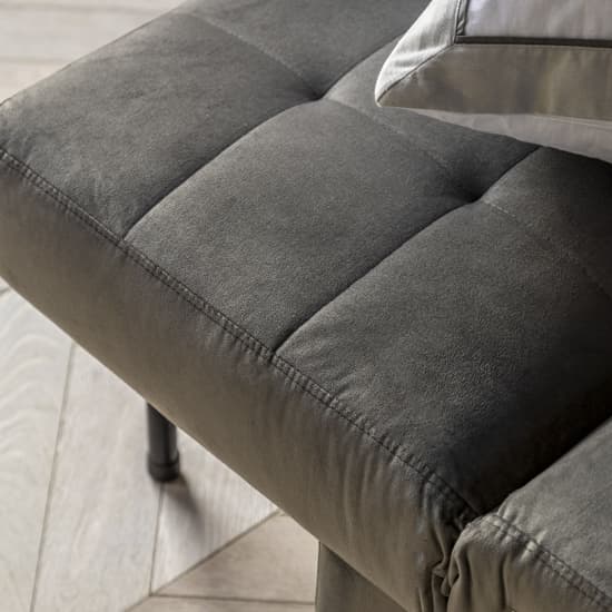 Eilat Fabric 3 Seater Sofa Bed In Grey_5
