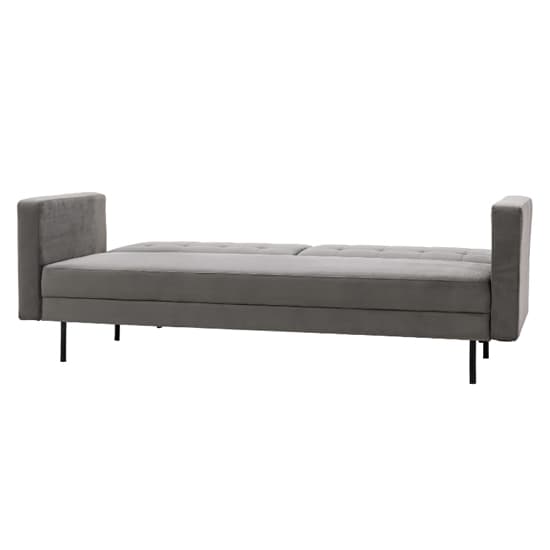 Eilat Fabric 3 Seater Sofa Bed In Grey_8