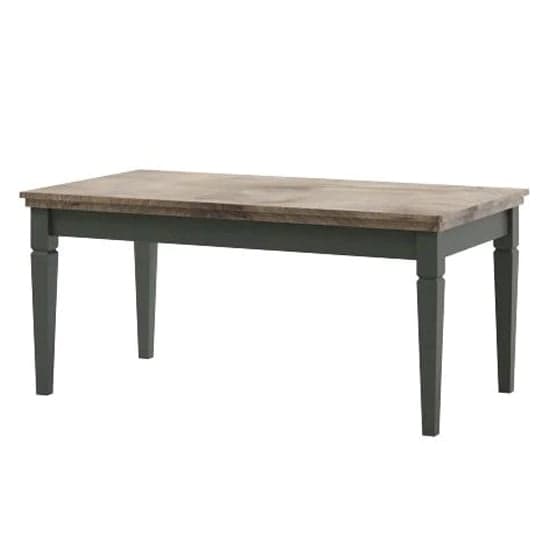 Eilat Wooden Coffee Table In Green_2