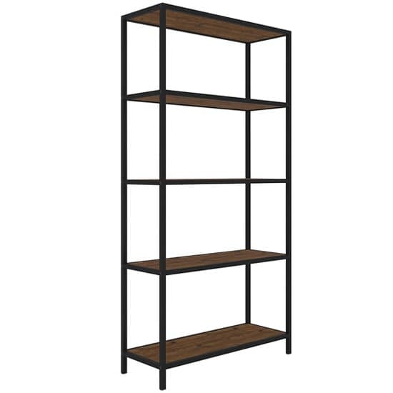 Elaina Rustic Wooden Bookcase In Vintage Pine_2