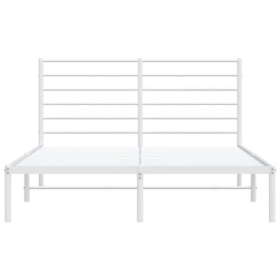 Eldon Metal King Size Bed With Headboard In White_4