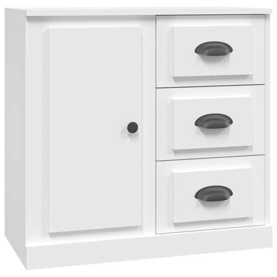 Elias Wooden Sideboard With 1 Door 9 Drawers In White_4