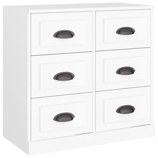 Elias Wooden Sideboard With 1 Door 9 Drawers In White_5