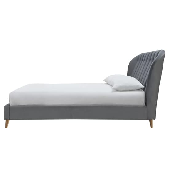 Elma Fabric King Size Bed In Grey_4