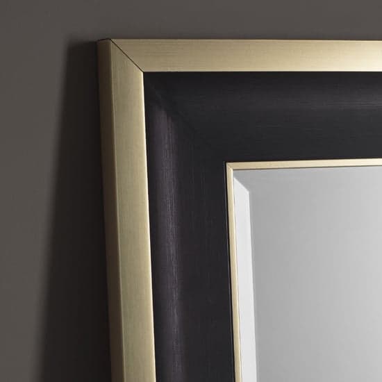Elmont Bevelled Leaner Floor Mirror In Black And Gold_2