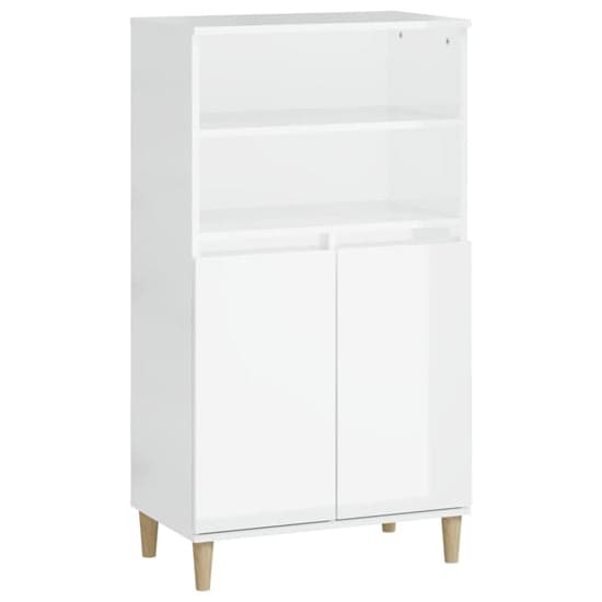 Elmont High Gloss Sideboard With 2 Doors In White_3