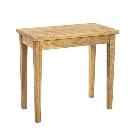 Eloy Large Wooden Side Table In Royal Oak