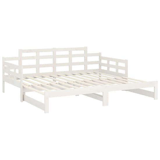 Elstan Solid Pine Wood Pull-out Single Day Bed In White_6