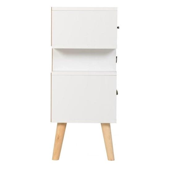 Noein Bedside Cabinet In White And Distressed Effect_4