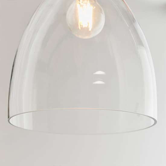 Elstow Glass Ceiling Pendant Light In Polished Chrome_3