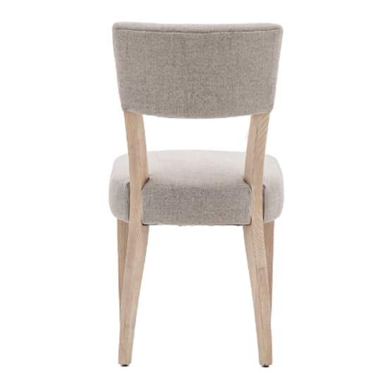Elvira Grey Fabric Dining Chairs With Oak Legs In Pair_5