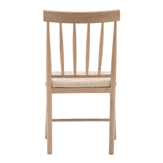 Elvira Natural Wooden Dining Chairs With Rope Seat In Pair_5