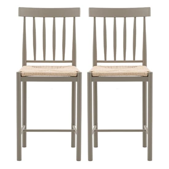 Elvira Prairie Wooden Bar Chairs With Rope Seat In Pair_1