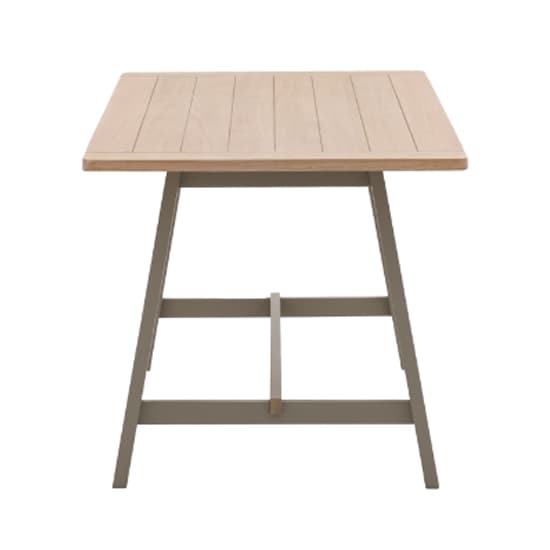 Elvira Trestle Wooden Dining Table In Oak And Prairie_4
