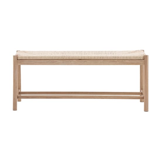 Elvira Wooden Dining Bench With Rope Seat In Natural_6