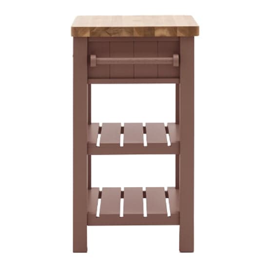 Elvira Wooden Side Table With 1 Drawer In Oak And Clay_3