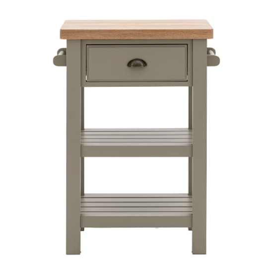 Elvira Wooden Side Table With 1 Drawer In Oak And Prairie_2