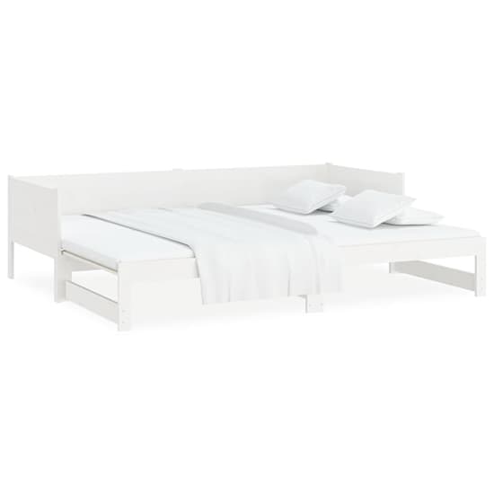 Emeric Solid Pine Wood Pull-out Single Day Bed In White_4