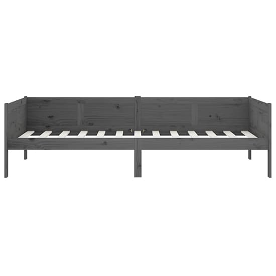 Emeric Solid Pine Wood Single Day Bed In Grey_4
