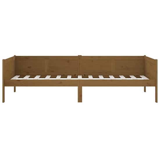 Emeric Solid Pine Wood Single Day Bed In Honey Brown_4